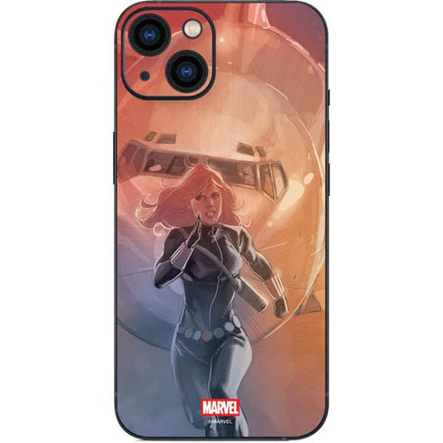 Marvel Black Widow Running iPhone Skins